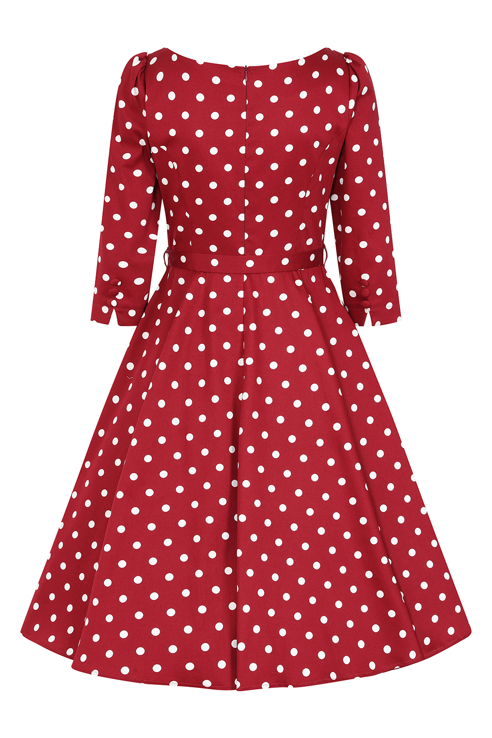 Rosetta Polka Dot Swing Dress in Plus Size